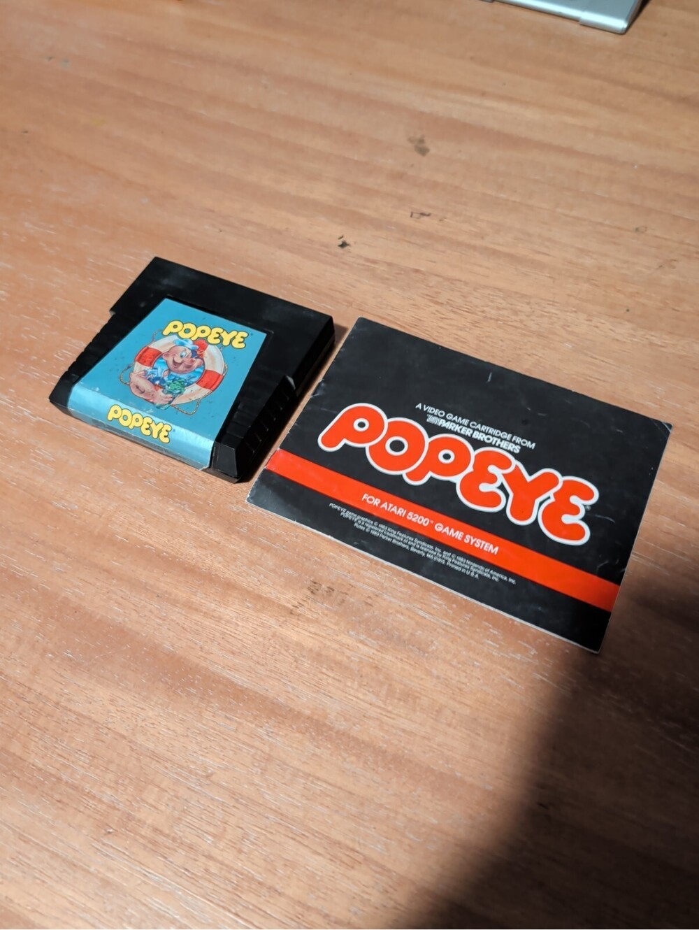 Popeye Atari 5200 Tested and Working